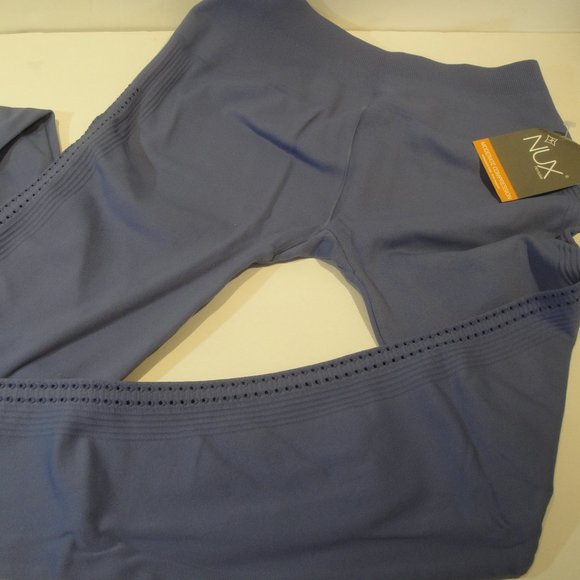 NUX Awakened Leggings Size Medium  Awesome Blue/Gray color - Picture 1 of 7